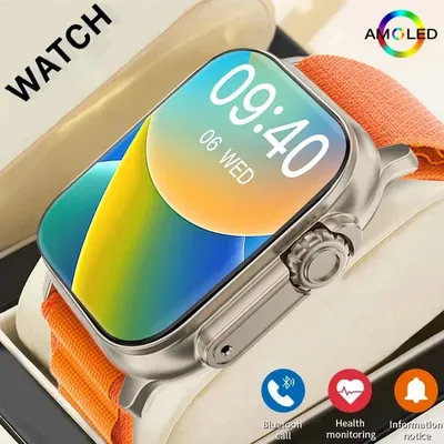LAXASFIT Smartwatch Bluetooth Talk Smartwatch 메시지 경고 심박수 모니터 안드로이드 IOS 남성 여성을위한 스포츠 시계